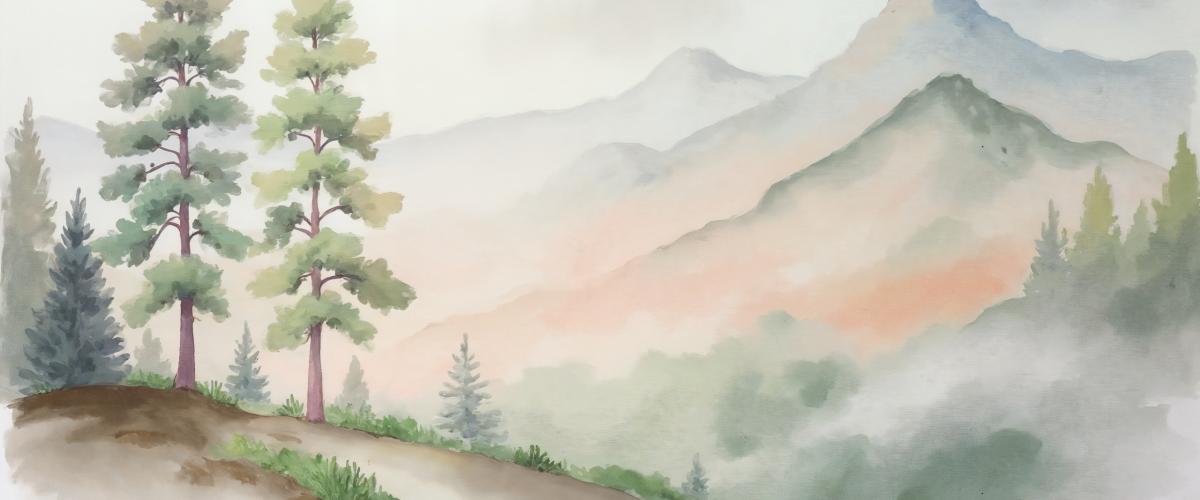 watercolor-painting-mountain-landscape-with-pine-trees